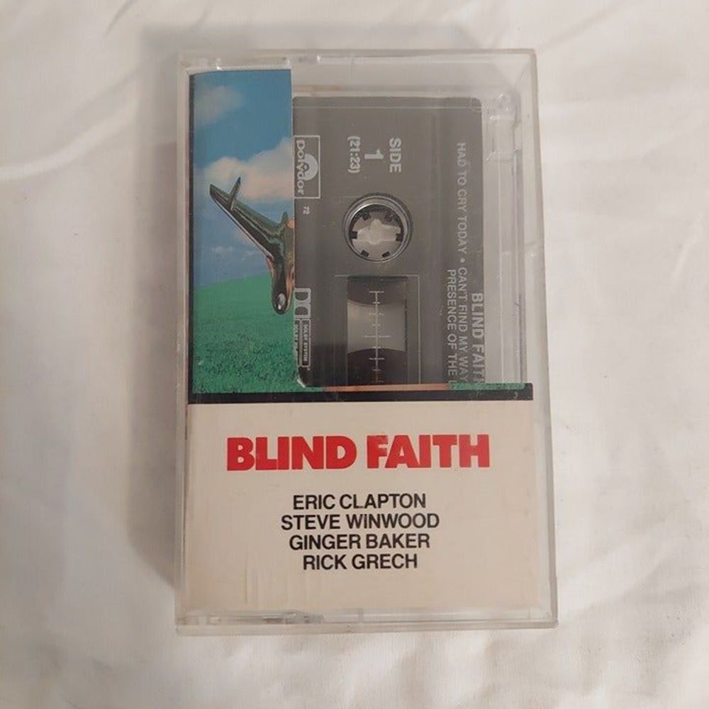 Blind Faith Self Titled Cassette Eric Clapton Steve Winwood Polygram Records